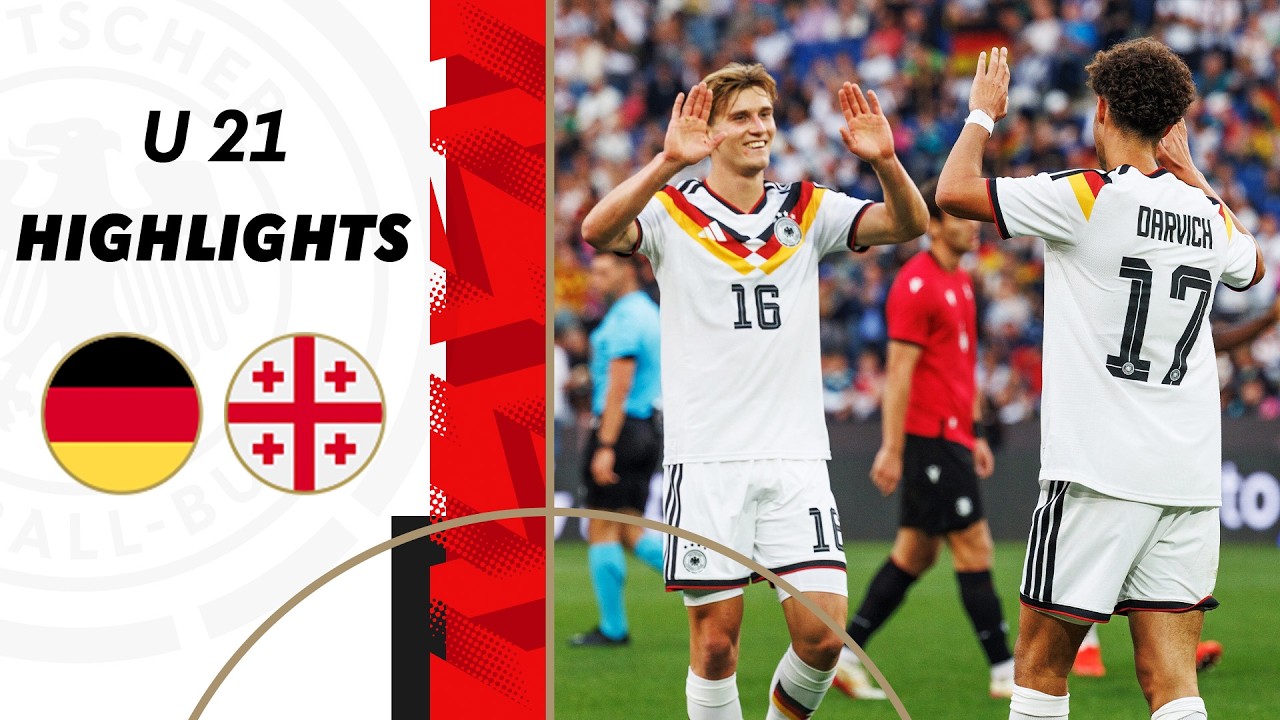 QUALIFIED for the European Championship! | Germany vs Georgia | U-21 EURO Qualifier Highlights