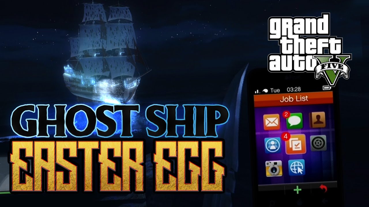 GTA V: GHOST SHIP EASTER EGG (VERY SPOOKY)