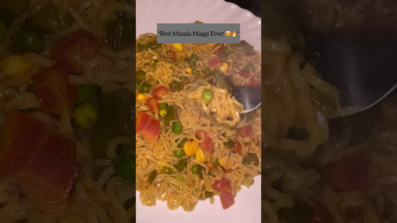 Best Masala Maggi Recipe! 🍜🔥 