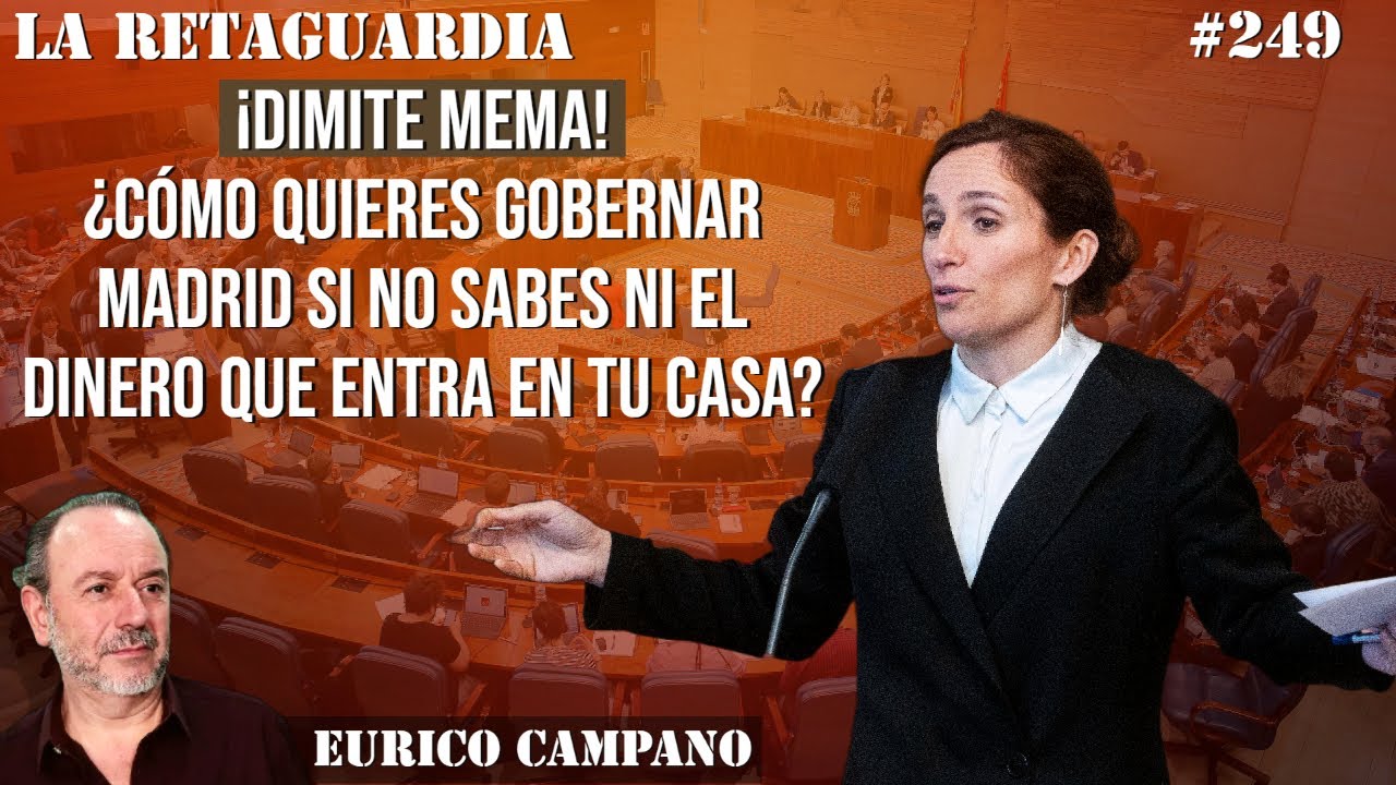 &iexcl;Dimite MeMa! &iquest;C&oacute;mo quieres gobernar Madrid si no sabes ni el dinero que entra en tu casa?