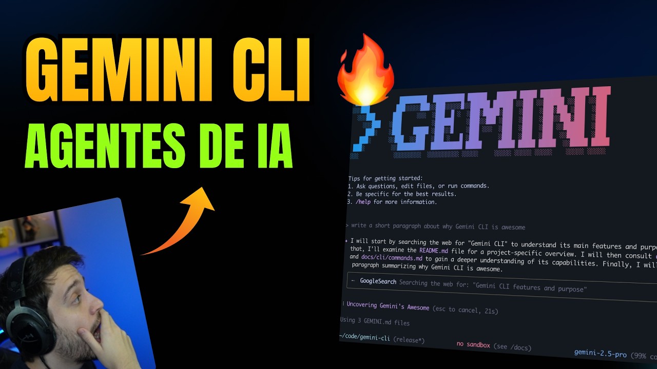 GEMINI CLI é muito poderoso e vai te ajudar como DEV 🔥
