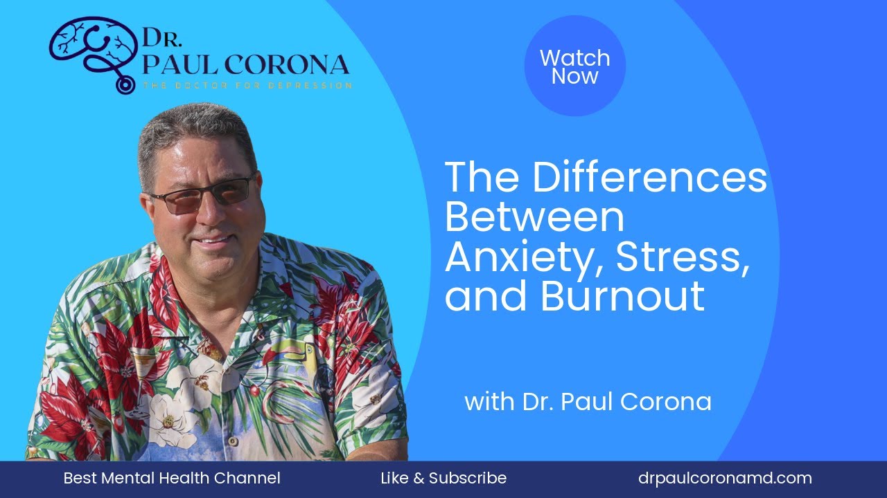 The Differences Between Anxiety, Stress, and Burnout