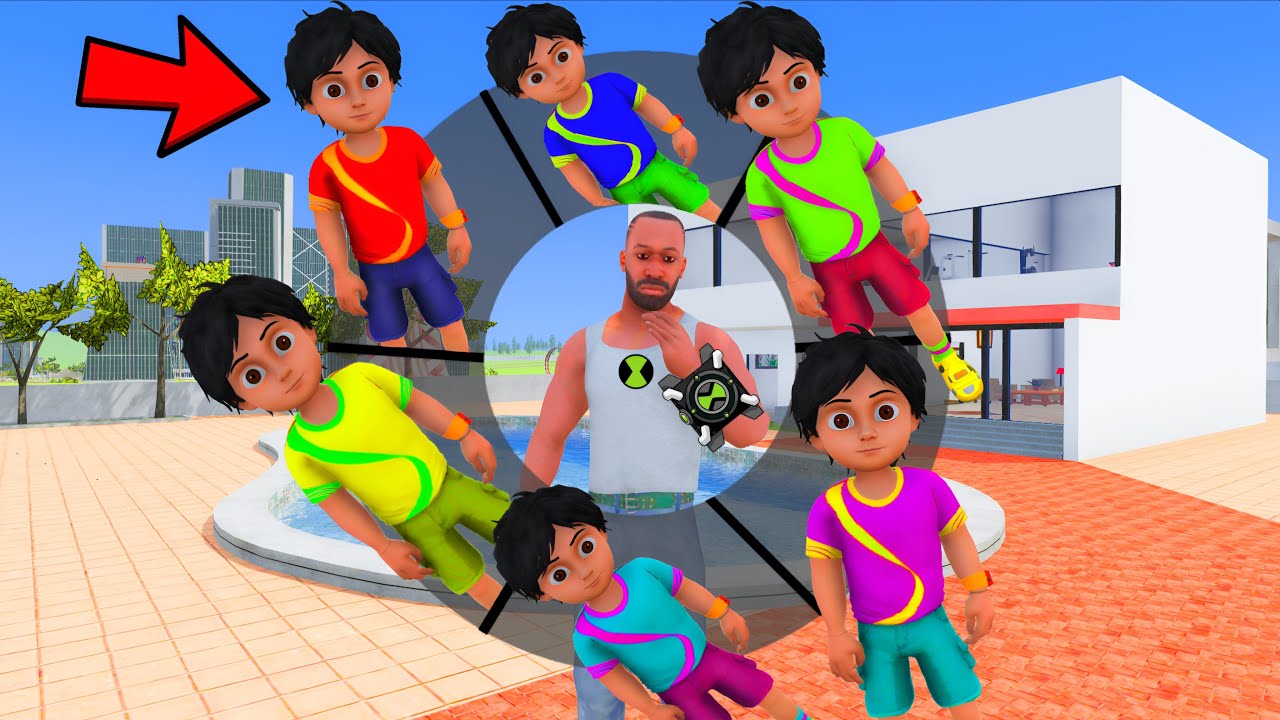 Playing As A Every CARTOON AVENGERS SUPERHERO SHIVA in INDIAN BIKE DRIVING 3D