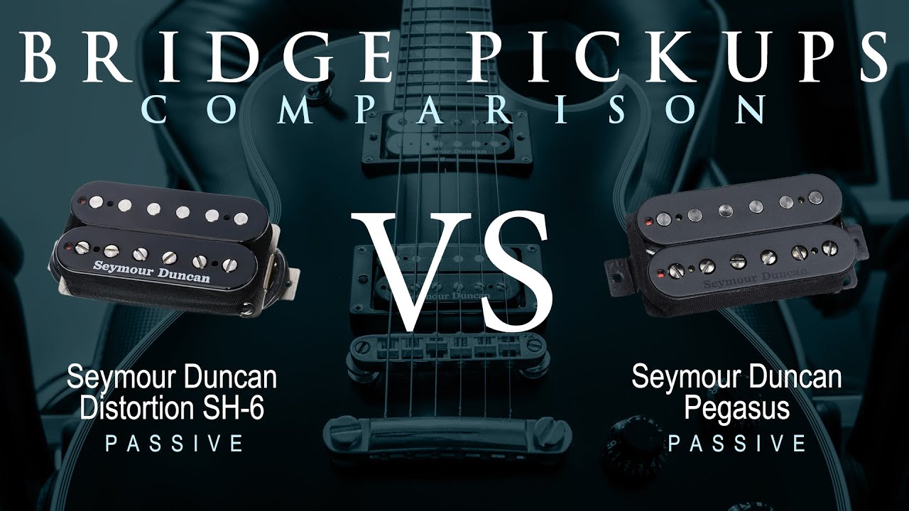 Seymour Duncan DISTORTION SH-6 vs PEGASUS - Bridge Pickup Guitar Tone Comparison Demo