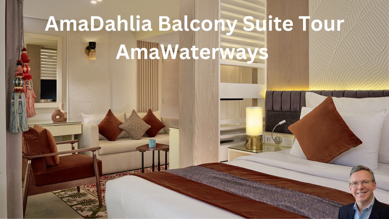 AmaDahlia Balcony Suite Tour I AmaWaterways River Cruises #travel