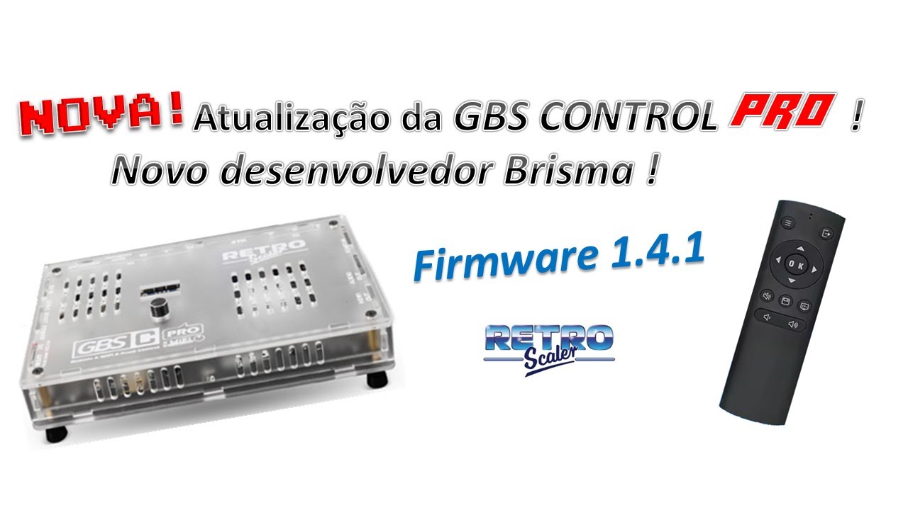 # 138 - ATUALIZAÇÃO GBS CONTROL PRO 1.4.1 - NOVO DESENVOLVEDOR !