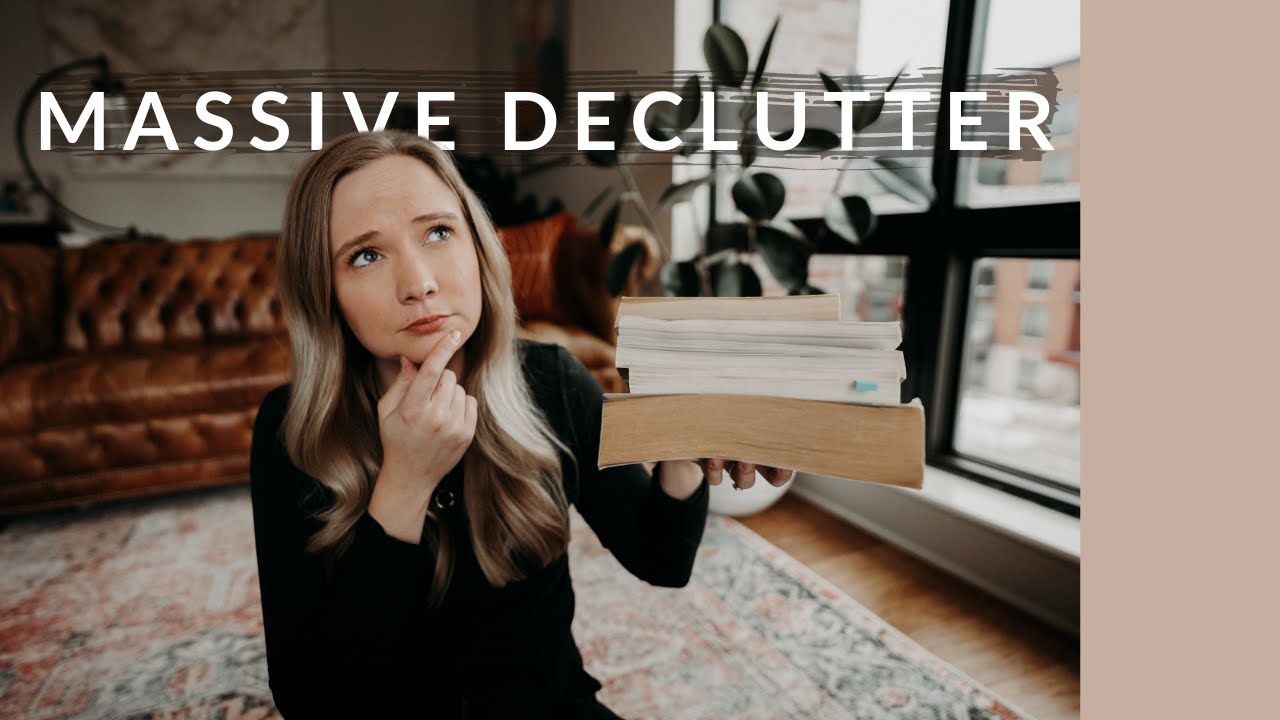 Massive Sentimental Item Declutter | Decluttering My Childhood Books