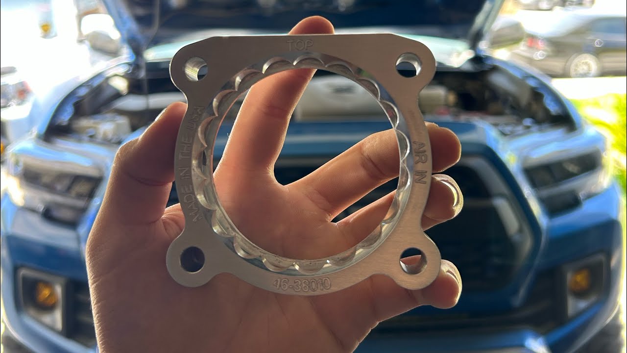 AFE throttle body spacer and speed form throttle controller installed on my Tacoma!