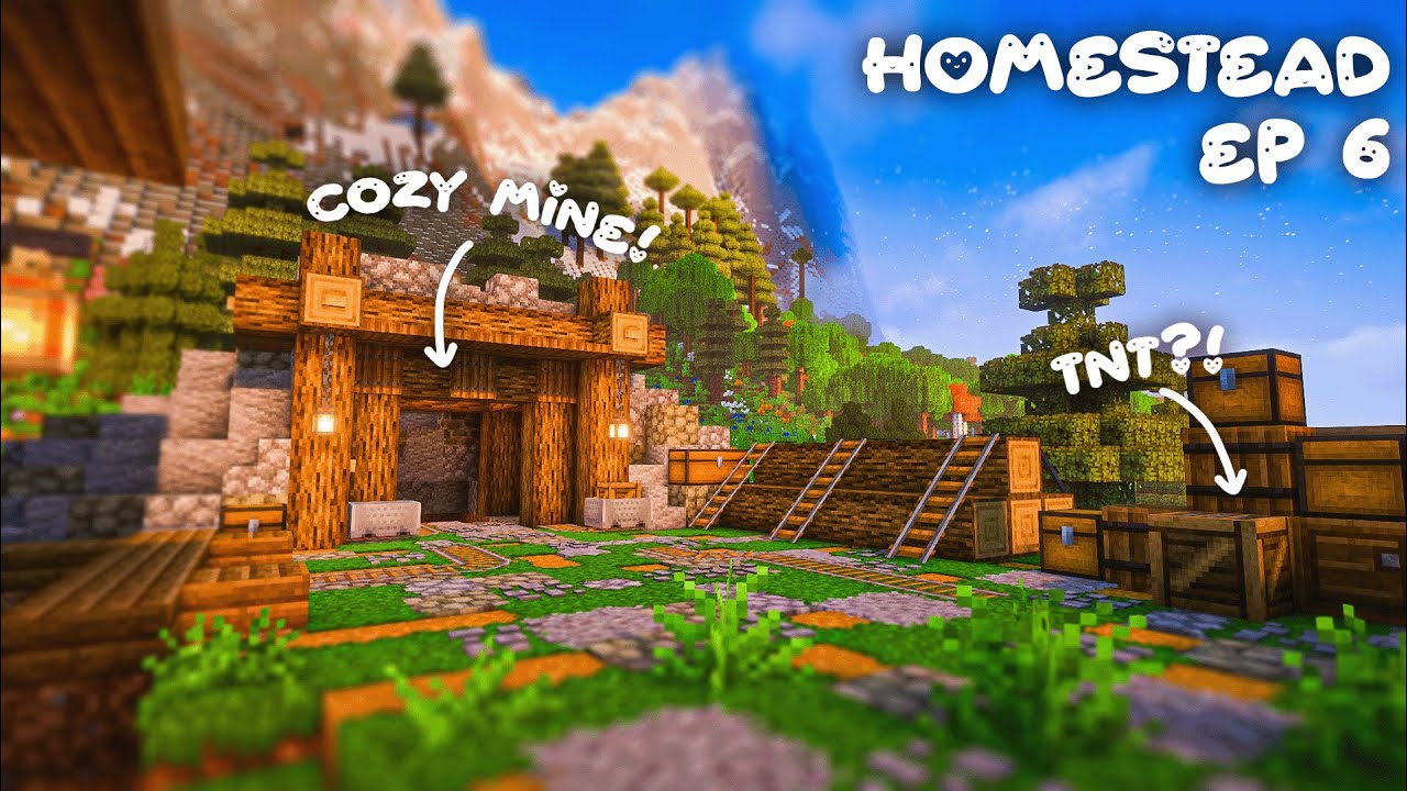 Building an UNDERGROUND Mining Sanctuary 🏡🧱