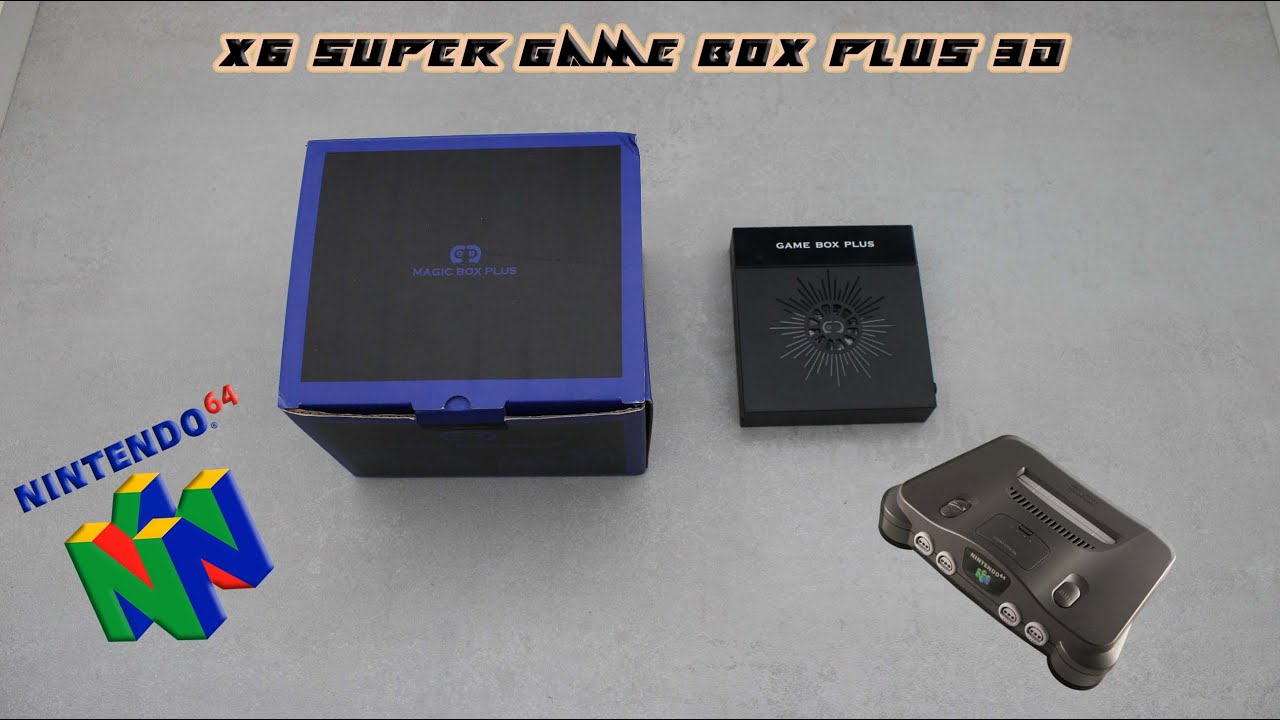 X6 Super Game Box  PLUS 3D - Focus Game Nintendo 64