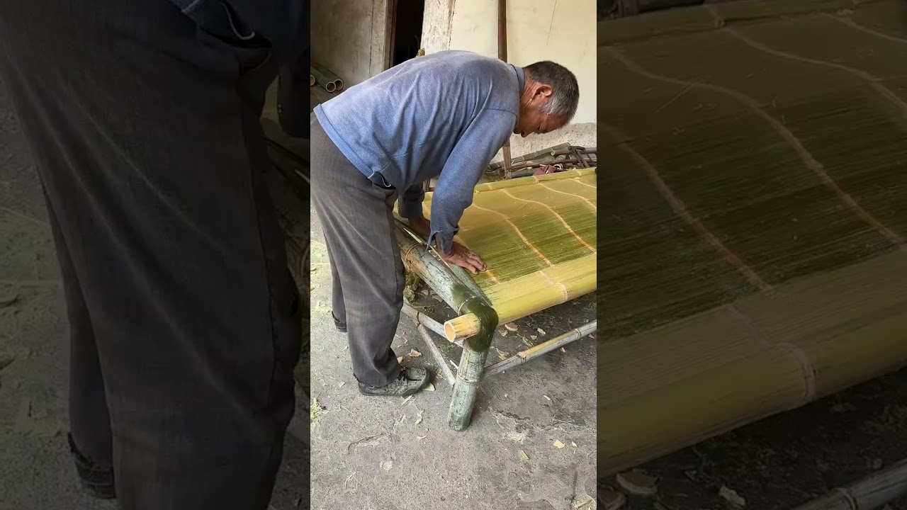 @Bamboo weaving artist Shilu 3magoDo you still remember the cool bed you slept on as a child? 