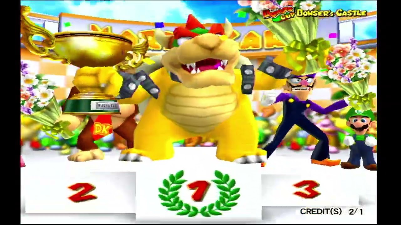 Bowser Cup 100cc (Round 1-4) Mario Kart Arcade GP 2