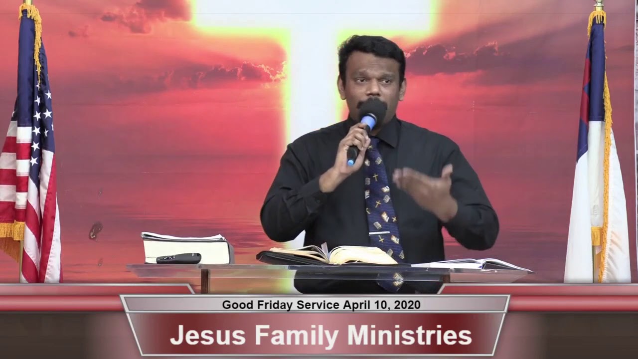 7th word (என் ஆவியை ஒப்புவிக்கிறேன் - I commend my spirit) on the cross - Tamil