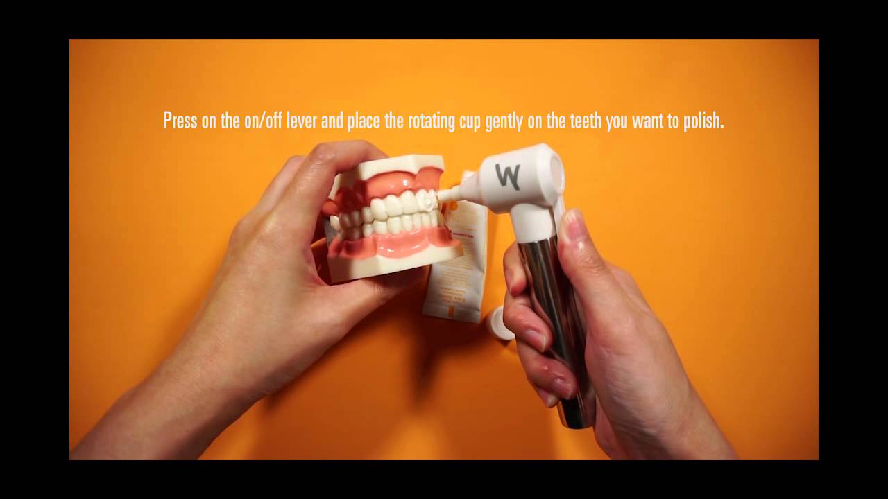 Powered Tooth Whitener & Stain Remover demo video