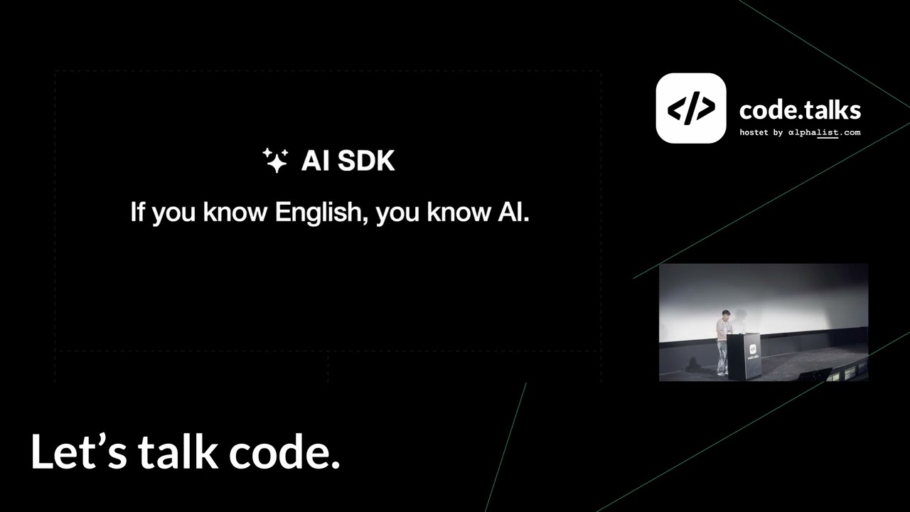 Создание агентов с помощью AI SDK — Джош Сингх | code.talks 2025