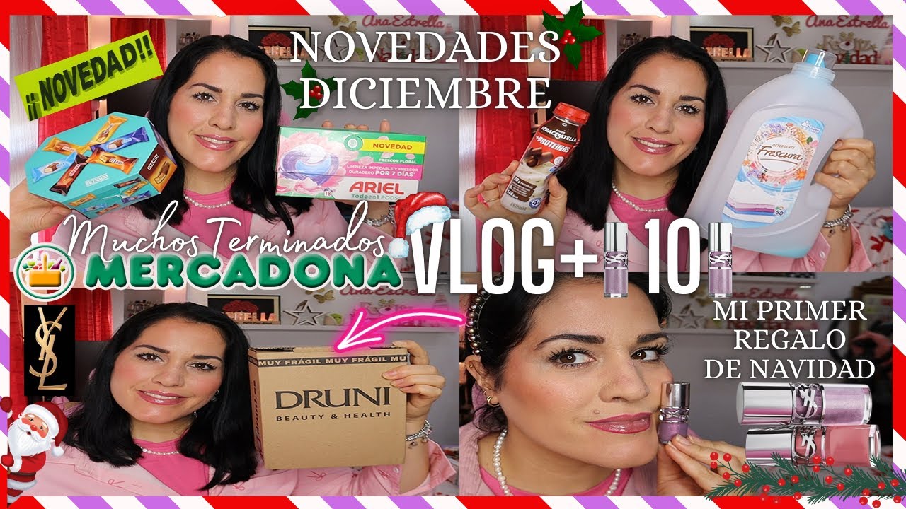 ❄️VLOG+10❄️MUCHAS NOVEDADES MERCADONA DICIEMBRE🔥TERMINADAS♻️+MI PRIMER🎁REGALO DE🎄NAVIDAD💄