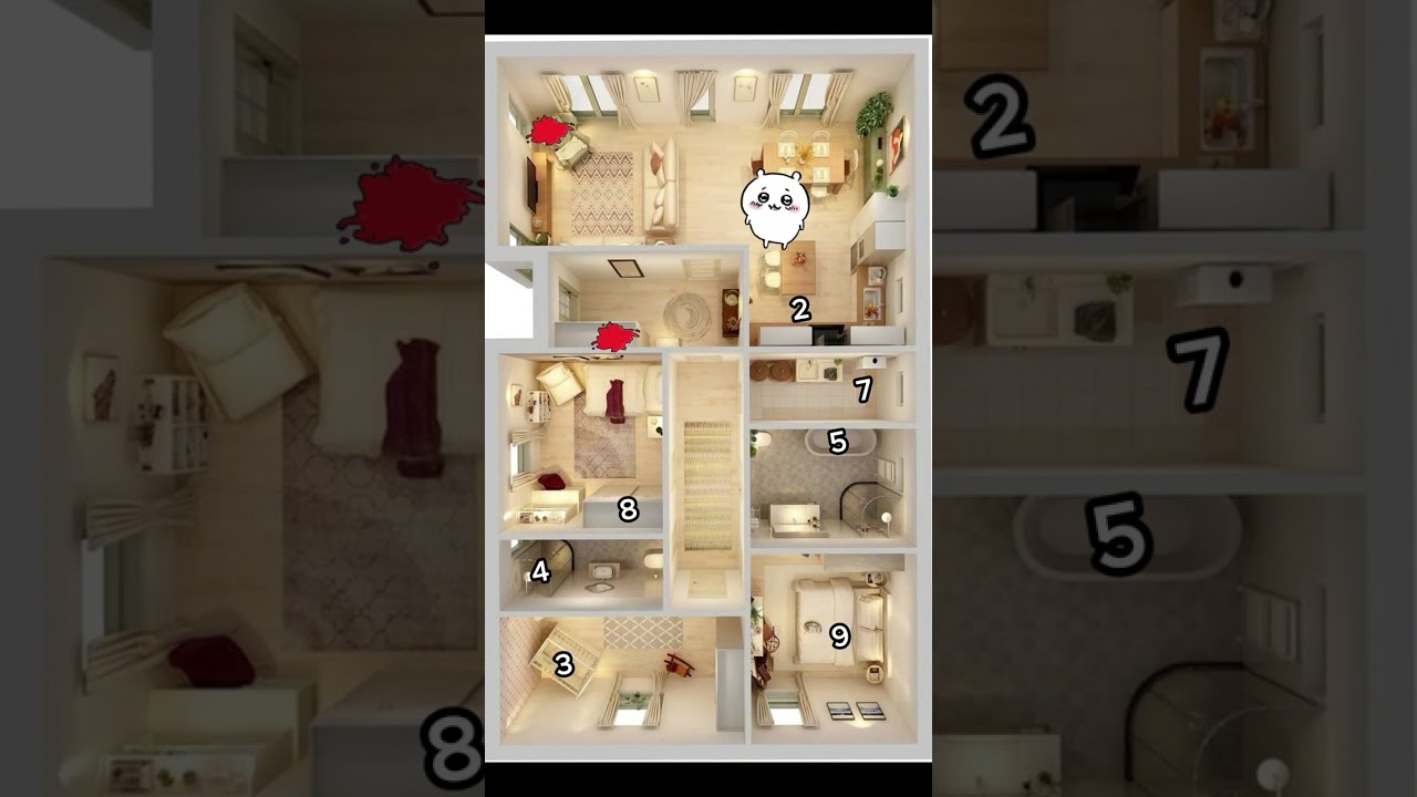 CHOOSE A NUMBER AND SURVIVE! HIDE AND SEEK...