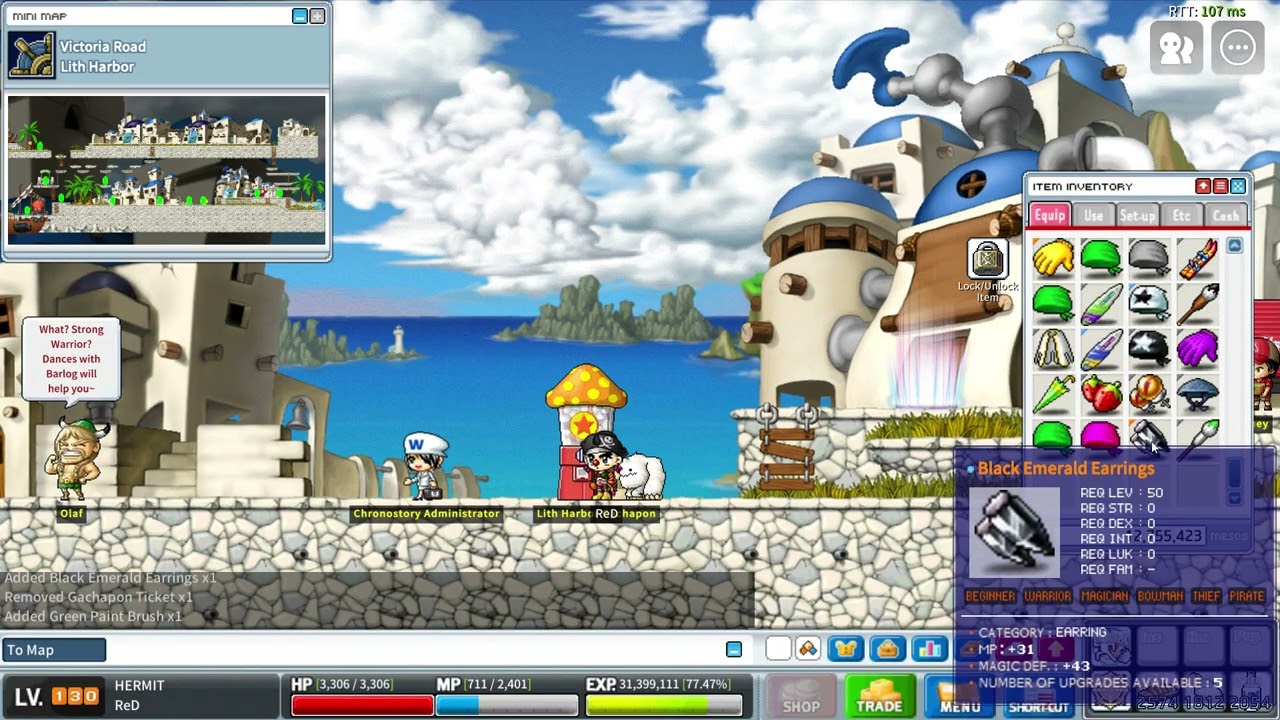 C服 維多利亞港 粉披大戰Part5 ! 連續兩天抽到粉披!! #maplestoryworld #chronostory #games #楓之谷世界