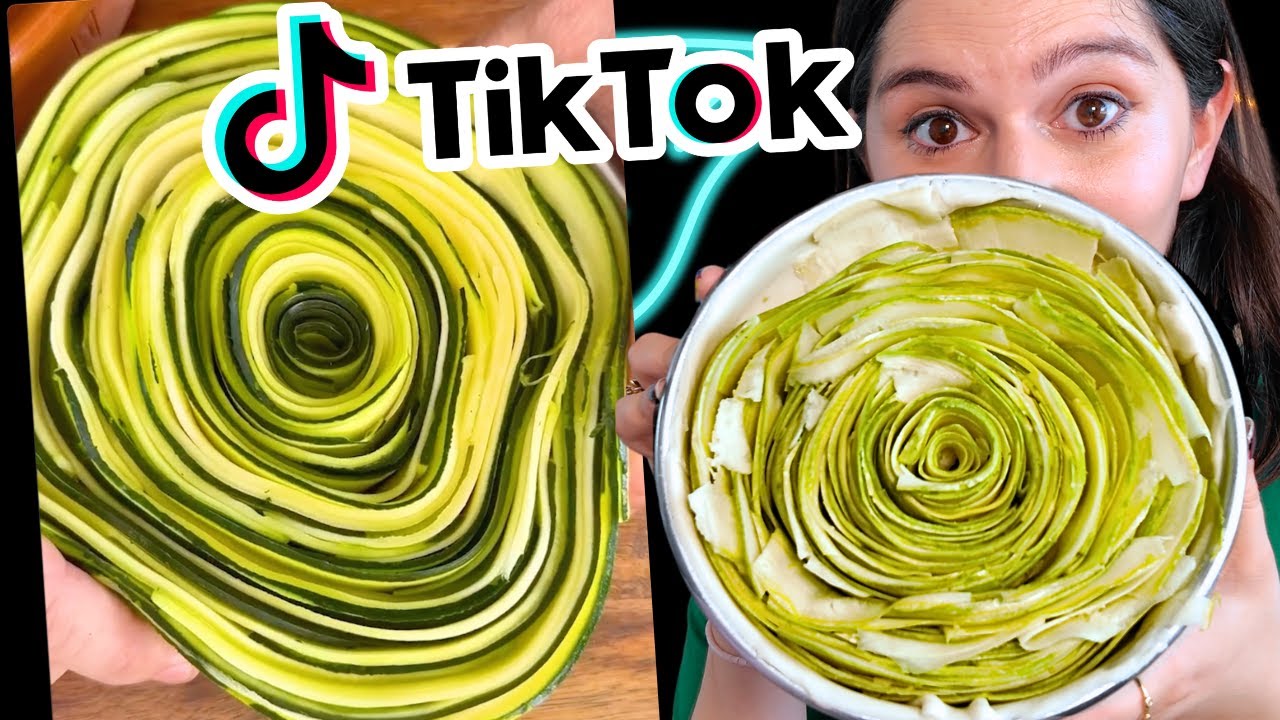 TARTA de FLOR de ZUCCHINI - DESMINTIENDO RECETAS VIRALES 2025