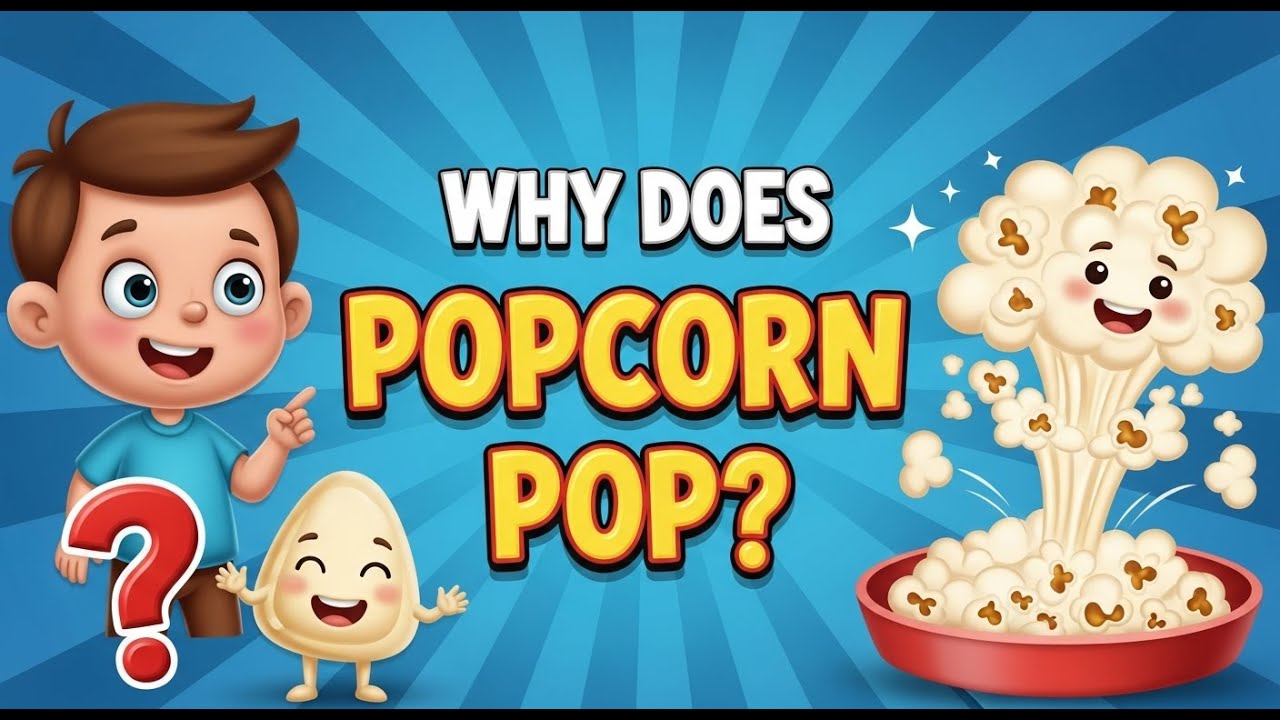 Why Does Popcorn Pop? 🍿 | Fun Science for Kids