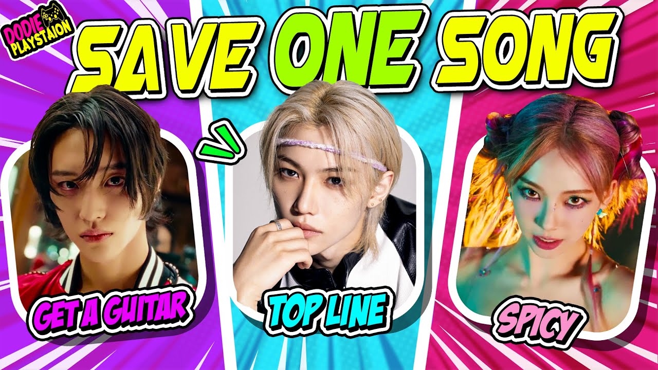 SAVE ONE SONG (KPOP EDITION) ✨# 2 | KPOP GAMES 2023 | KPOP QUIZ :)