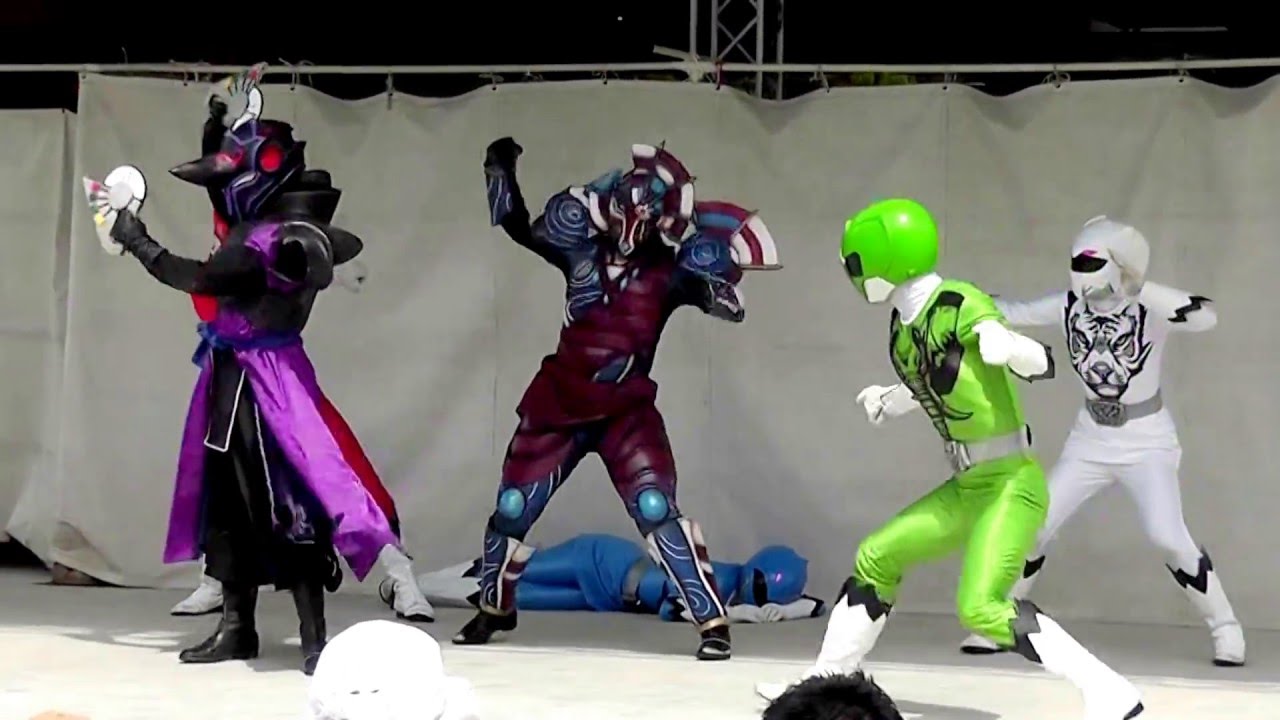 #動物戦隊ジュウオウジャー ショー　「#タイムストップ 」　Doubutsu Sentai #Zyuohger / #PowerRangers