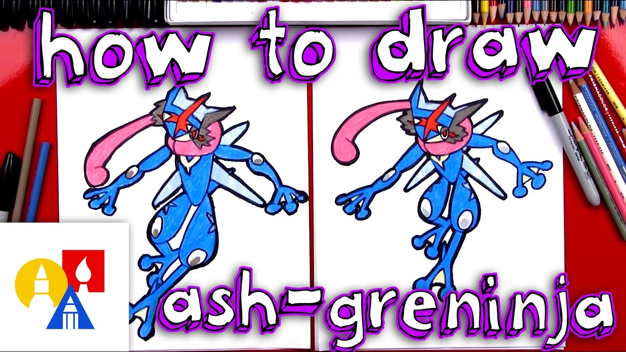How To Draw Ash-Greninja Pokemon