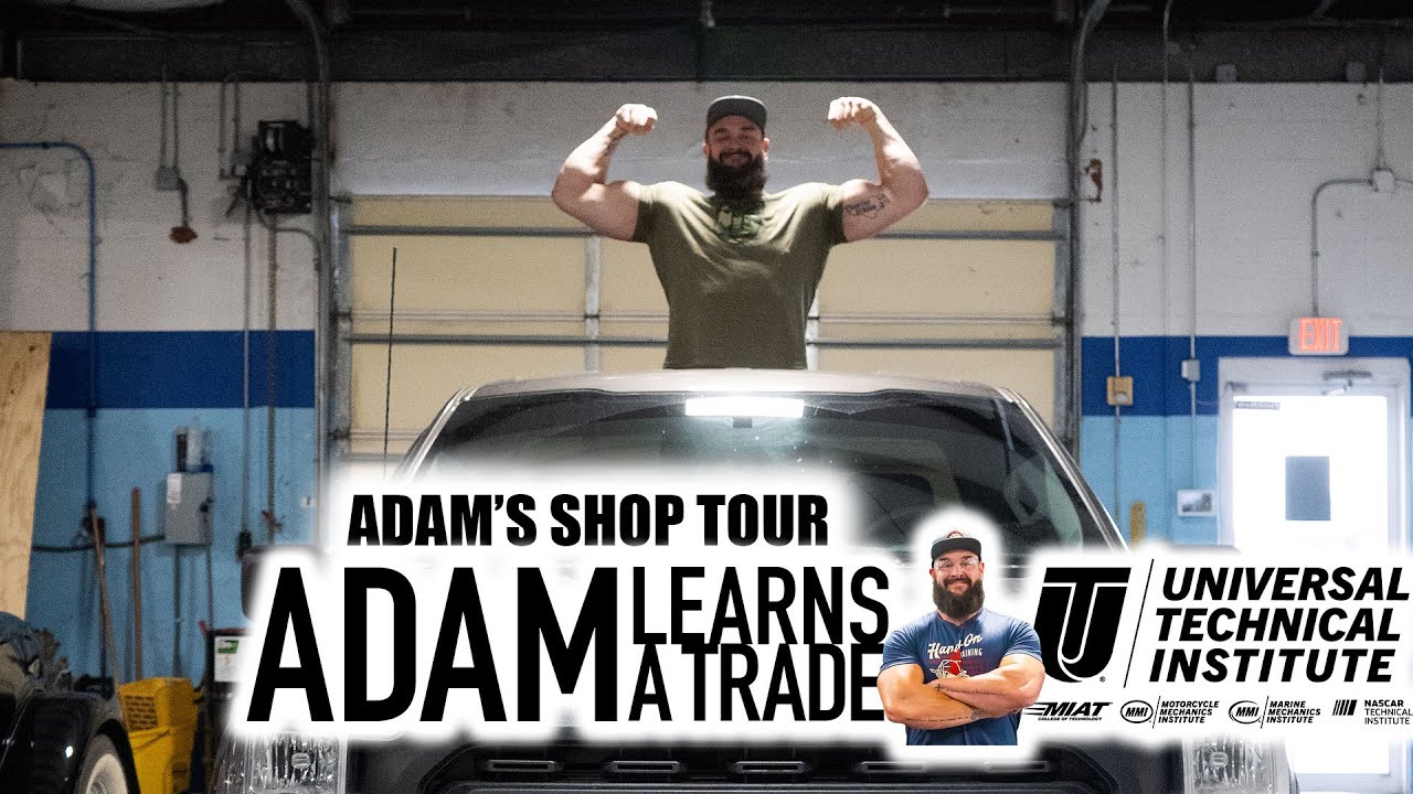 EXCLUSIVE: Tour Adam Scherr's MASSIVE Garage! 🤯🔧❗️