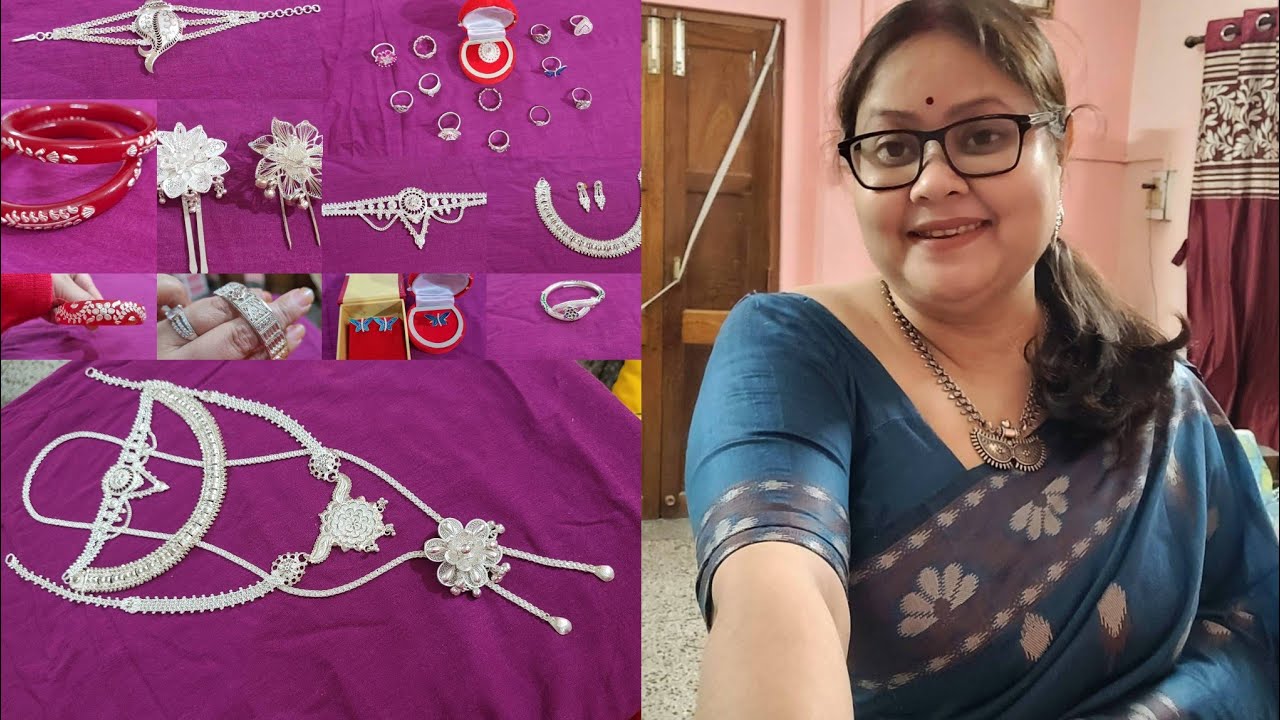 যা যা অপূর্ব সুন্দর রূপোর গয়না কিনেছি 2025 জুড়ে 🕎🧿⚛️ #My_Silver_Jewellery_Collection 