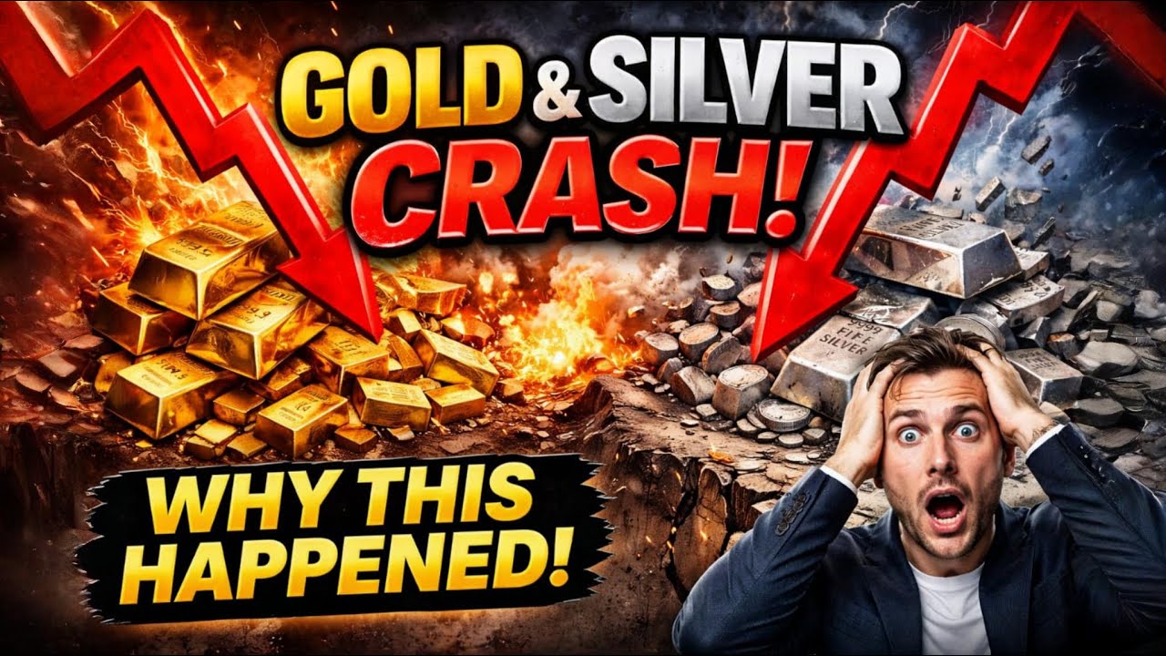 Gold Price Crash Today? Silver Falling Fast | Causes, Risks & Smart Strategy