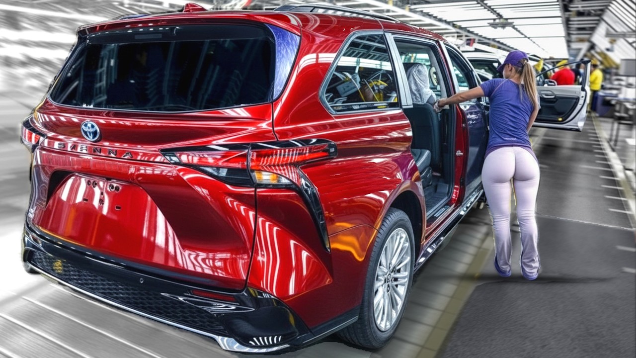 Inside US Toyota Factory: Assembly line – Building RAV4, Camry, Sienna, Highlander, Tacoma
