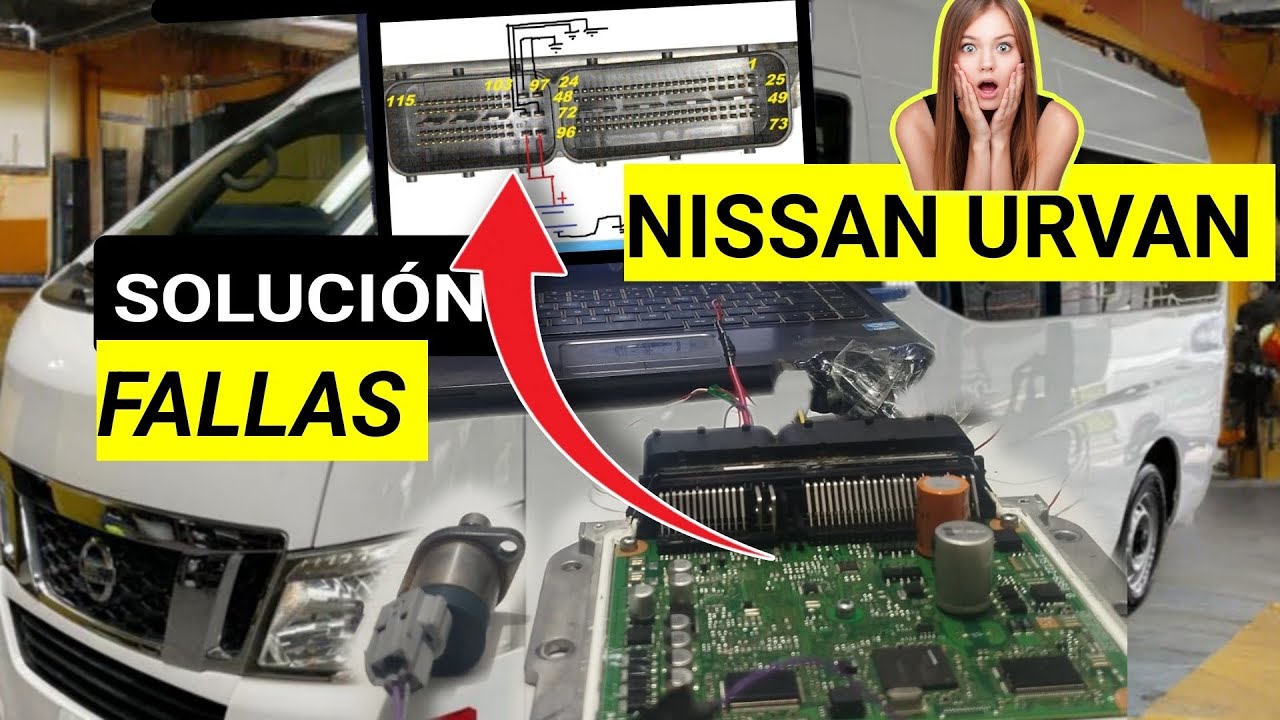 SOLUCION ECU NISSAN URVAN YD25  PRUEBAS  COMPUTADORA FRONTIER NAVARRA P1274  REPARACIÓN SCV P1275