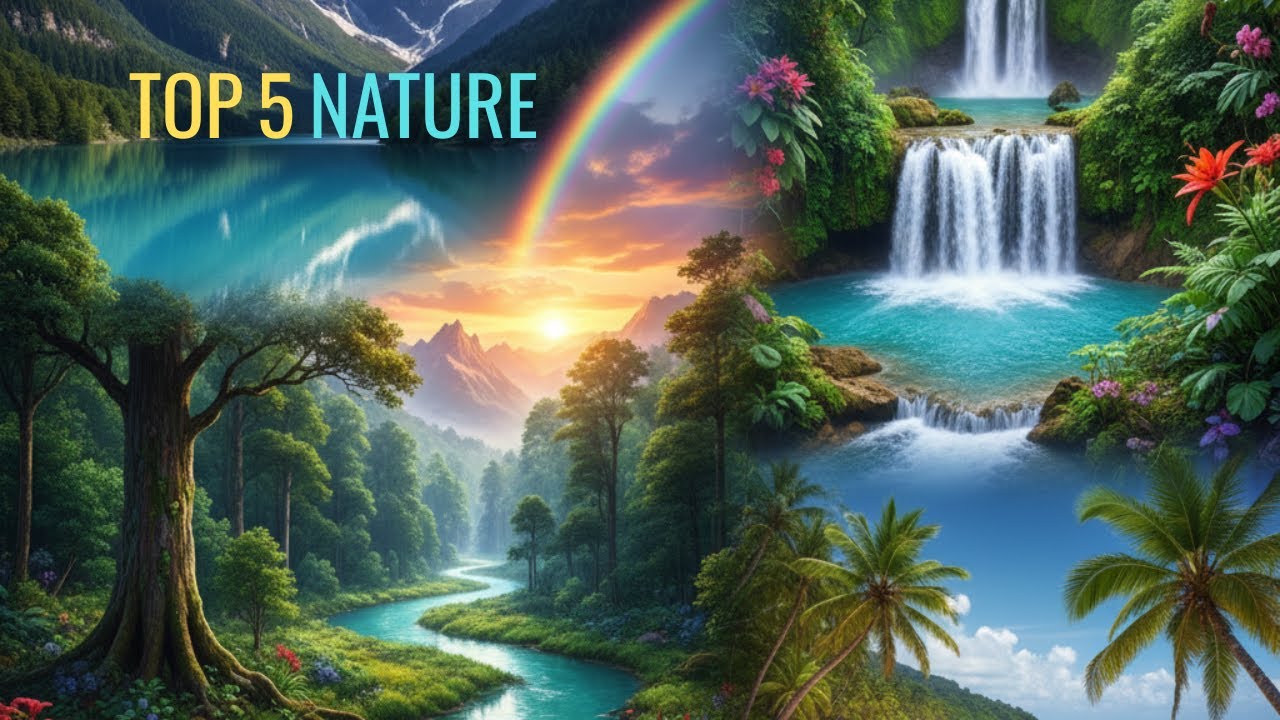 Top 5 Countries With the Most Beautiful Nature 🌍