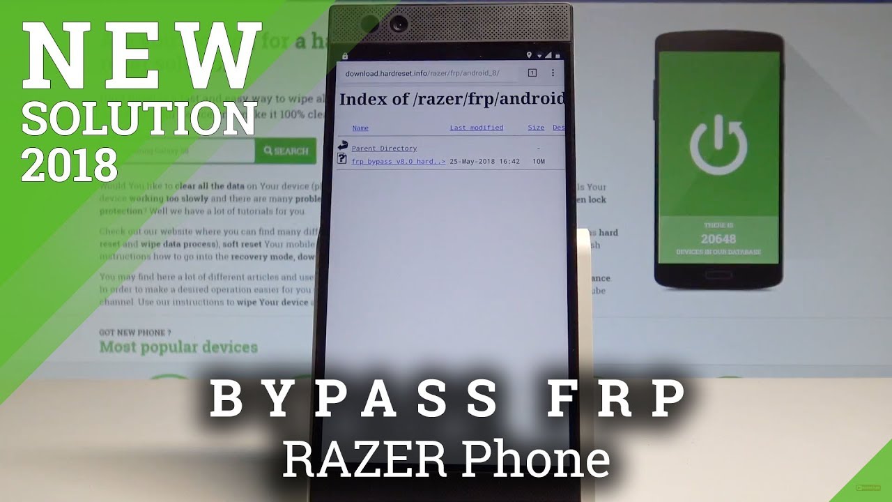 Как обойти проверку Google на телефоне RAZER — разблокировать FRP | HardReset.Info
