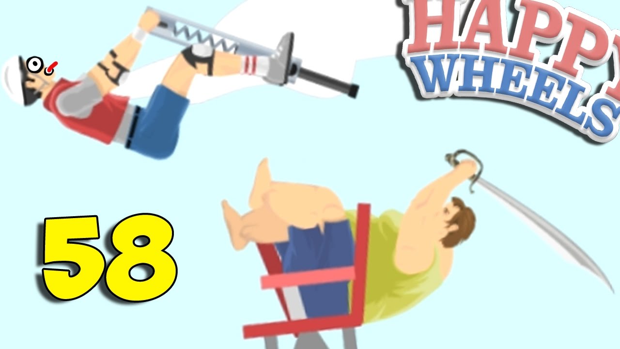 Happy Wheels 58 - БАБКА ПИРАТ!!