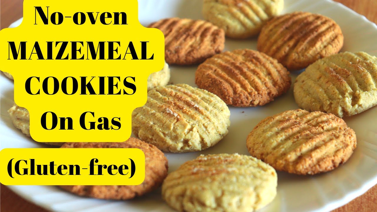How to Make Cornmeal Gluten-free Cookies Without an Oven| on your Gas Cooker| No-oven Cookie Recipe