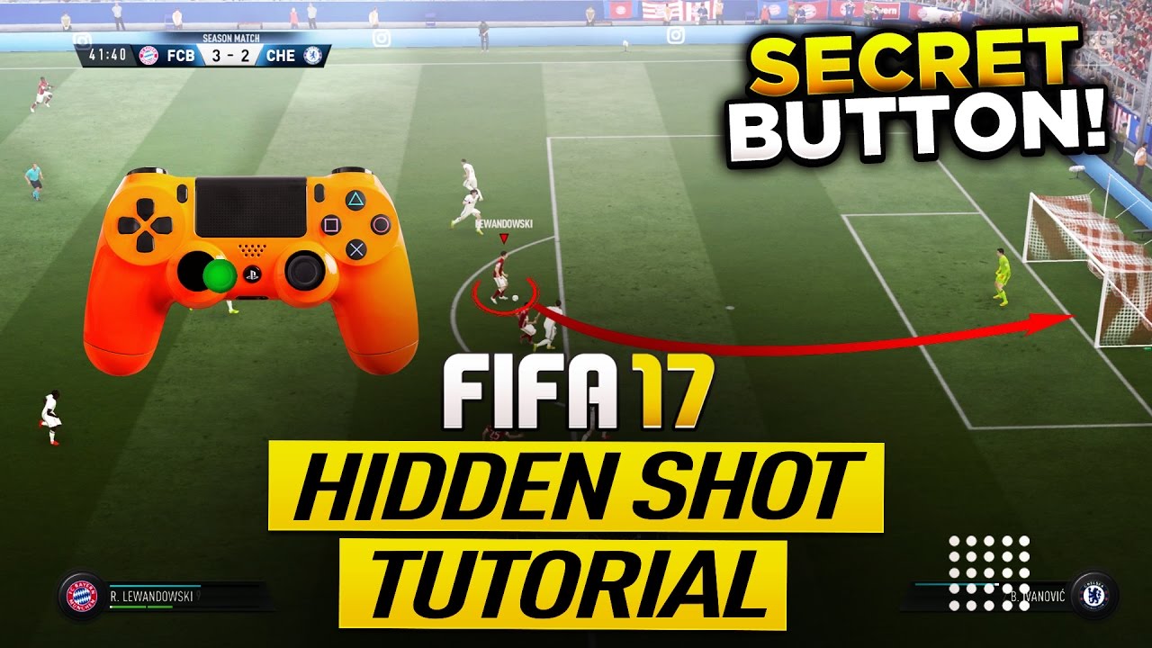 FIFA 17 NEW SECRET SHOOTING TECHNIQUE TUTORIAL - HOW TO SCORE EASY GOALS - BEST HIDDEN TRICK!