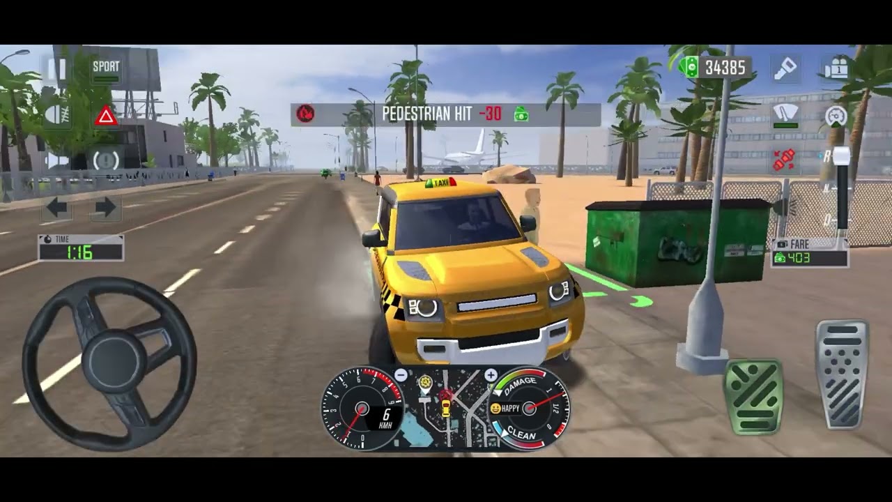 Today Los Angels City Explore | Taxi Car Simulator evo | GAMERBOY UK14