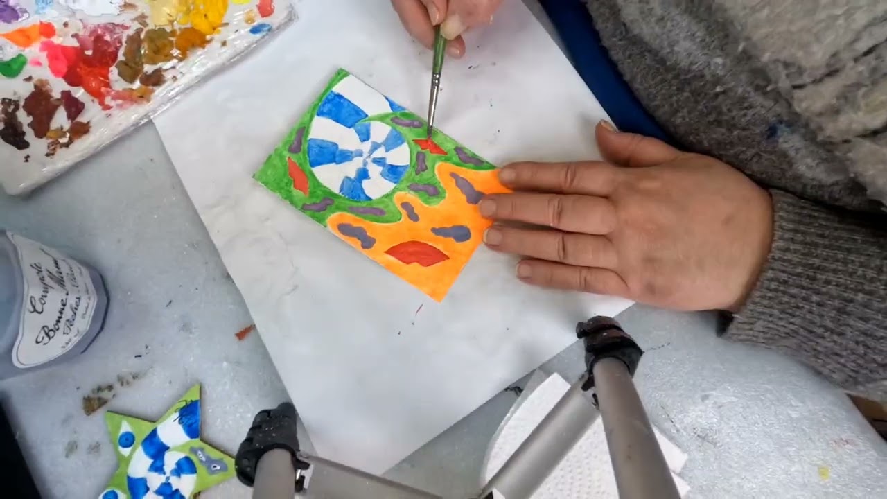 An abstract painting about gossip and conversations. #abstract #abstractpainting #abstractionism 