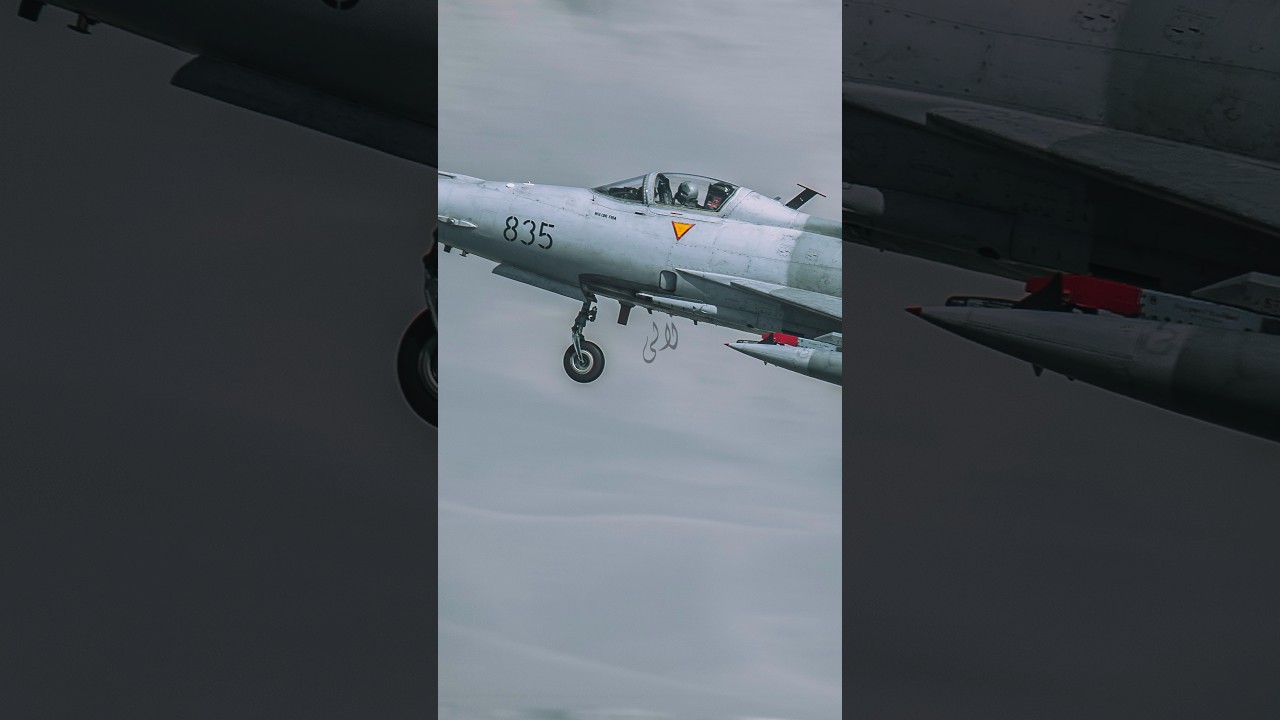 Pakistan Air Force F-7PG (Mig-21) amazing scenic take off #pakistanairforce #f7 #aviationphotography