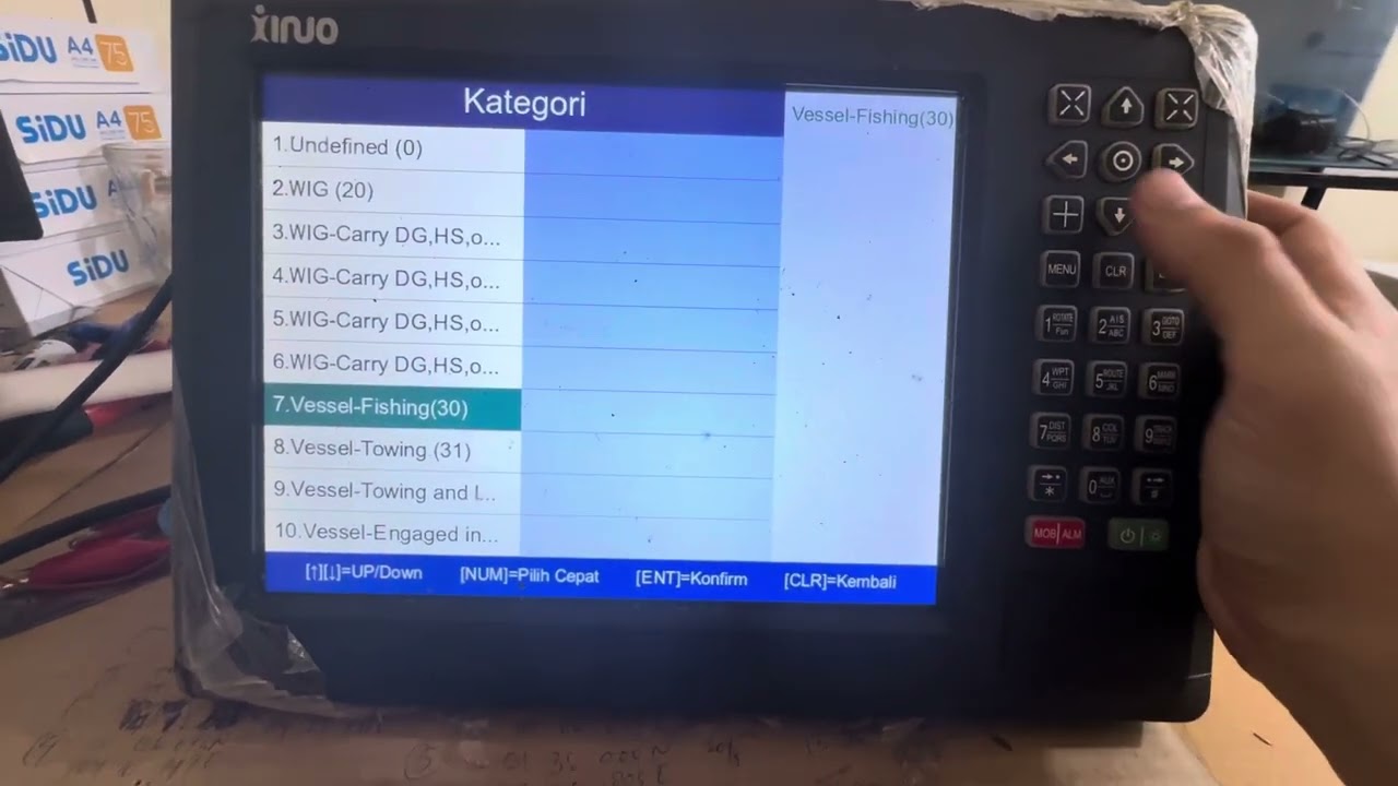 Xinuo 1069B INPUT MMSI