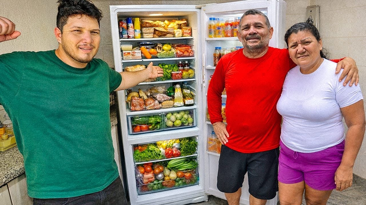COMPREI TUDO NO MERCADO PARA MEUS PAIS !!! 🙌🏻
