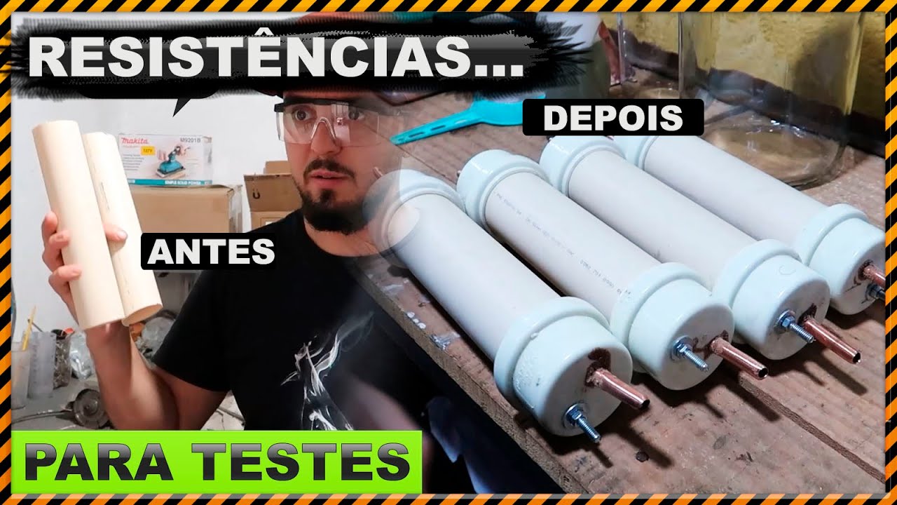 Como fazer uma resistência para testes de amplificadores de qualquer potência passo a passo