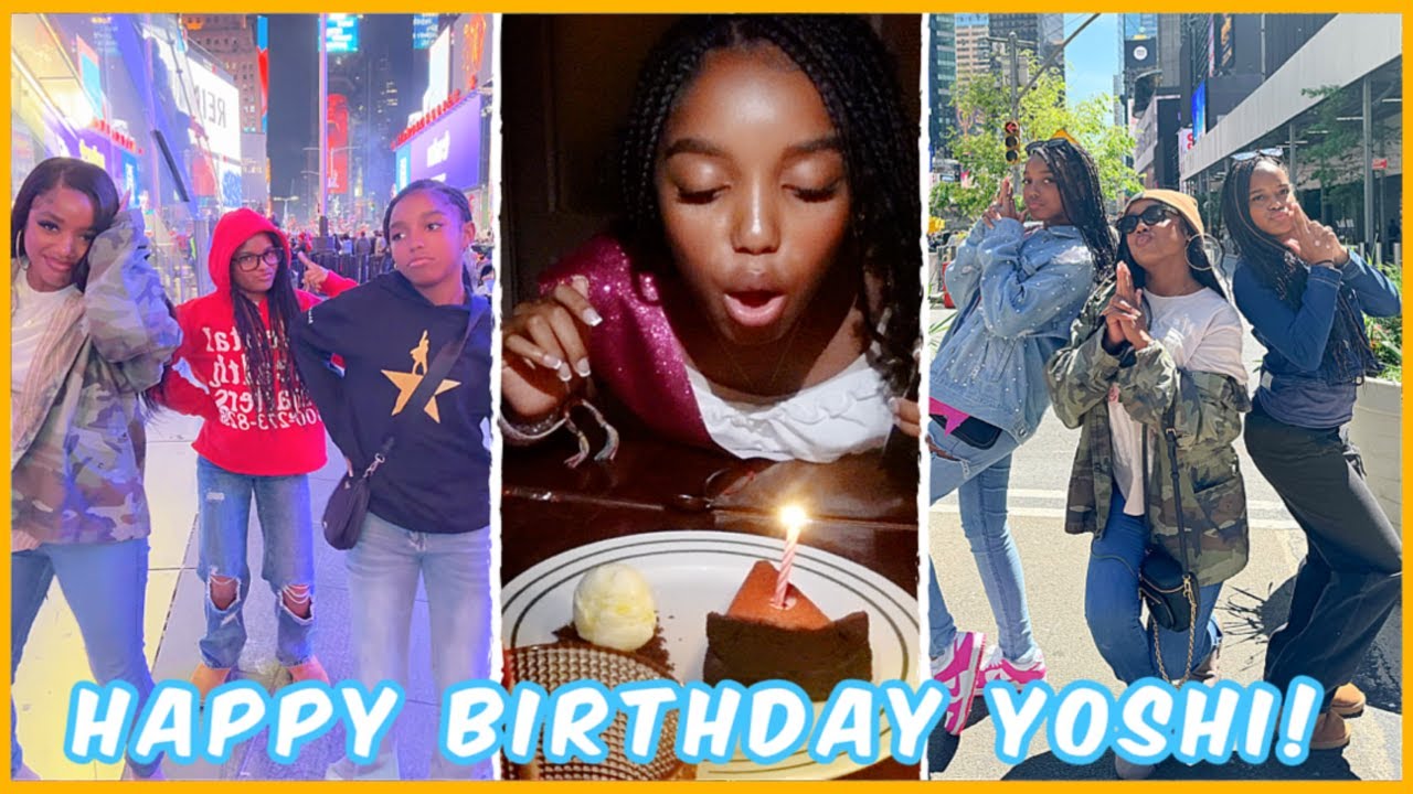 I TOOK MY DAUGHTER AND HER SISTER TO NEW YORK FOR HER 13TH BIRTHDAY | Ellarie