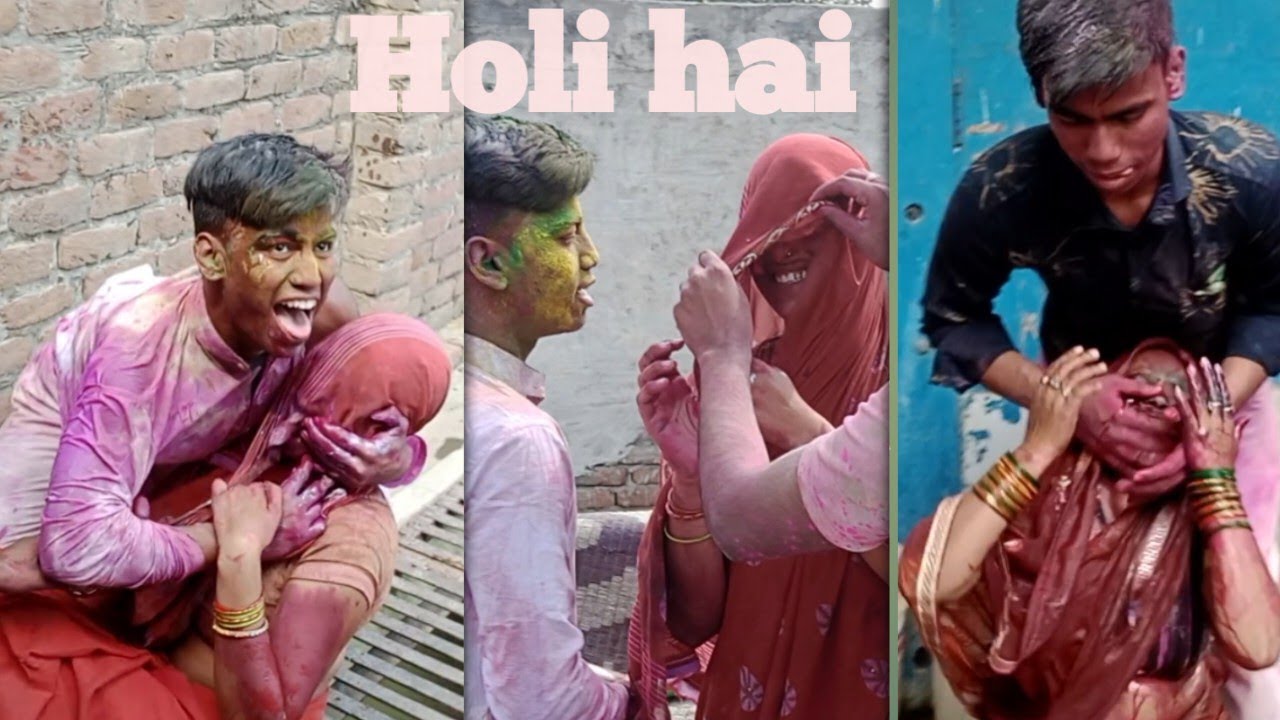 एक भी भाभी  को नहीं छोड़ा #happyholi #mhvlogs #myfirstvlog