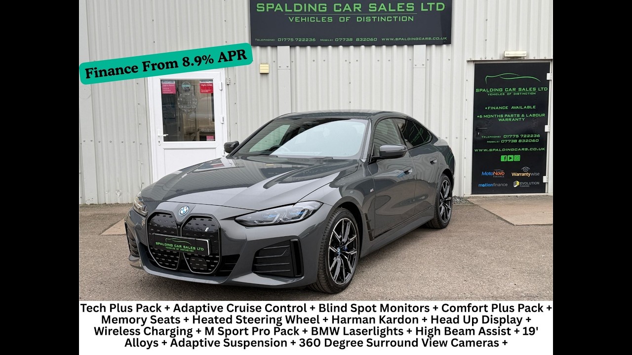 2022 BMW i4 M Sport - Tech Plus Pack - Comfort Plus Pack - Visibility Pack