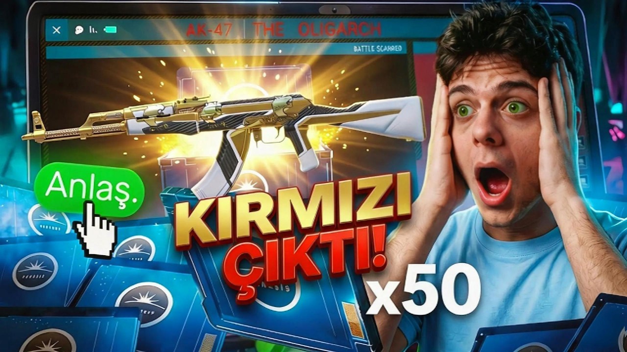 CS2 50 Mühürlü Doğuş Terminali Açılımı | Kırmızı Çıktı (Çekiliş)