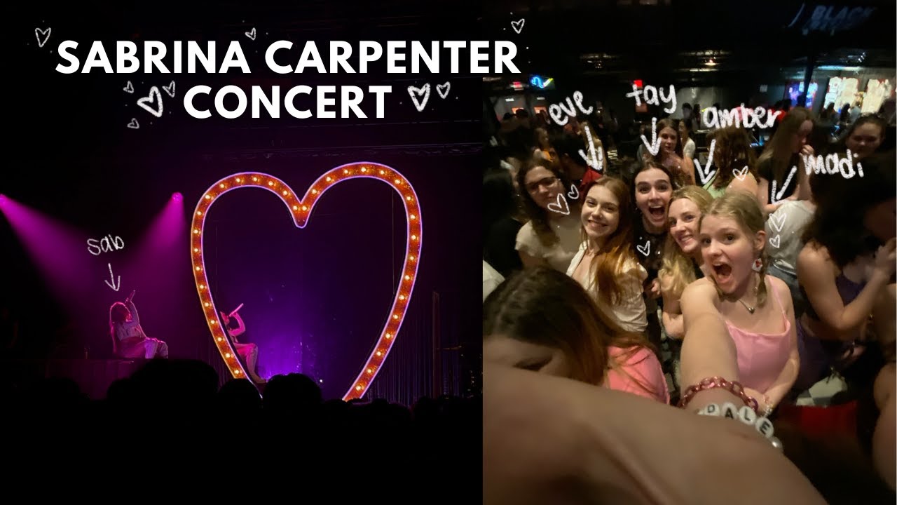 sabrina carpenter concert vlog