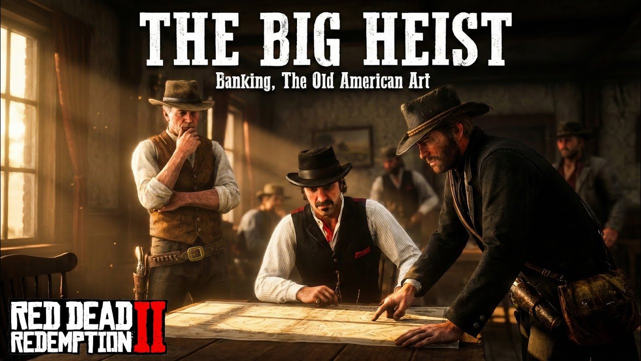 The Biggest Heist in RDR2 | Banking, The Old American Art (4K 60FPS ULTRA No Commentary)