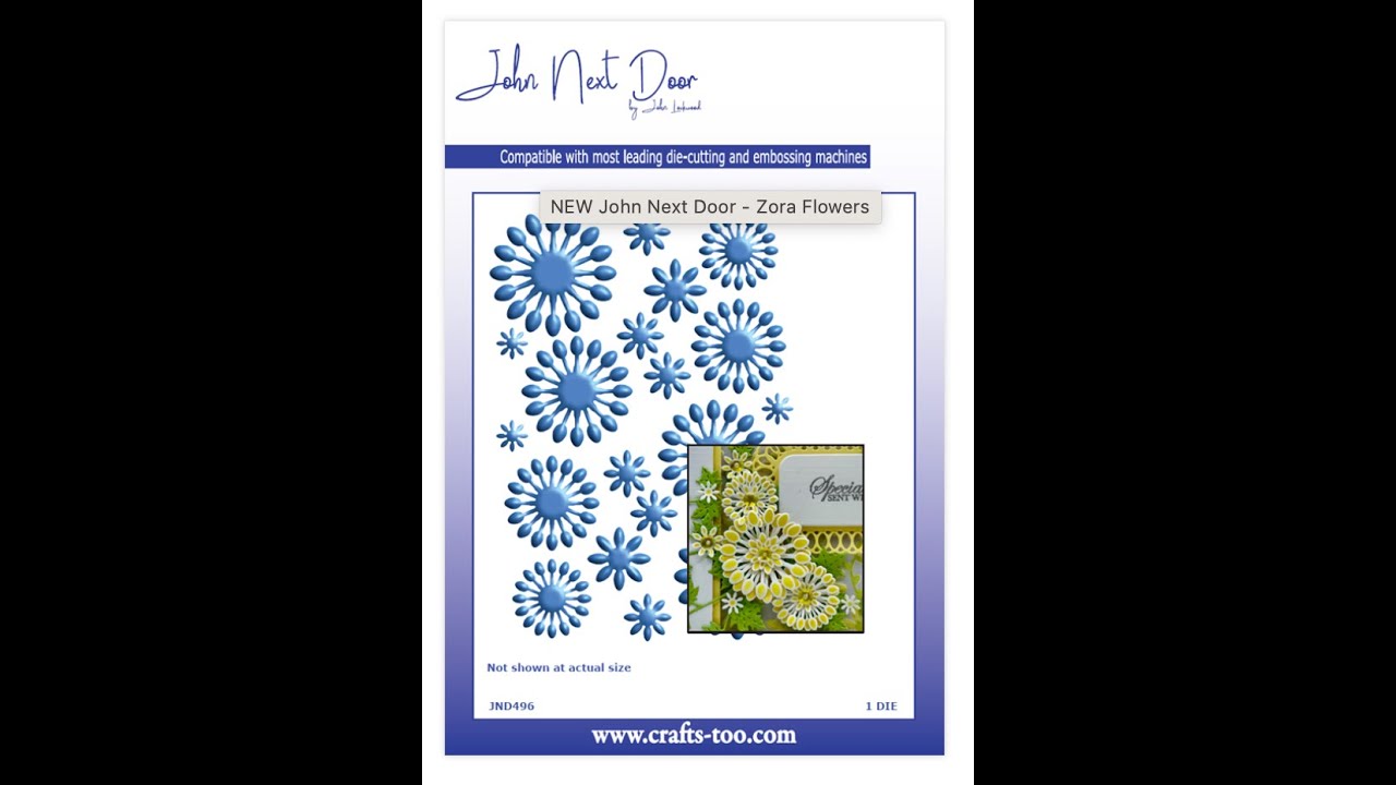 JND498 & JND510 - Zora Flower and Vine Leaves